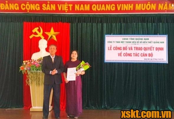 Hình ảnh bổ nhiệm bà Nguyễn Thị Thu Sương lên giữ chức vụ Giám đốc Công ty