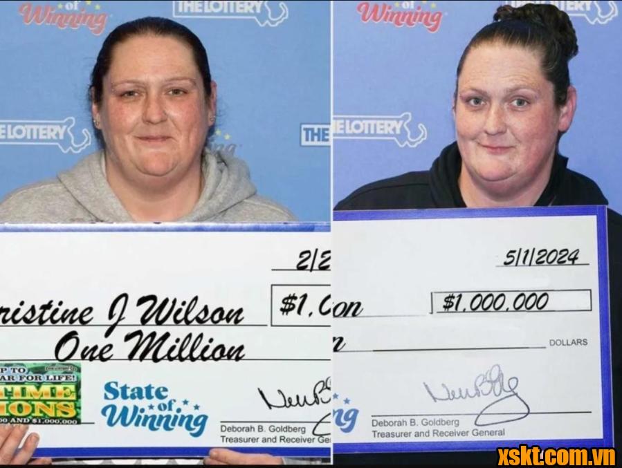 Người phụ nữ may mắn Trúng 2 lần giải độc đắc 1 triệu USD chỉ trong 10 tuần