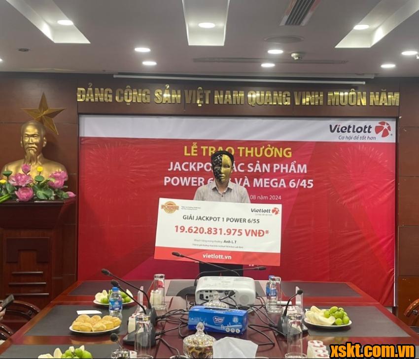 Anh L.T ở Lai Châu may mắn trúng Jackpot hơn 19 tỷ đồng