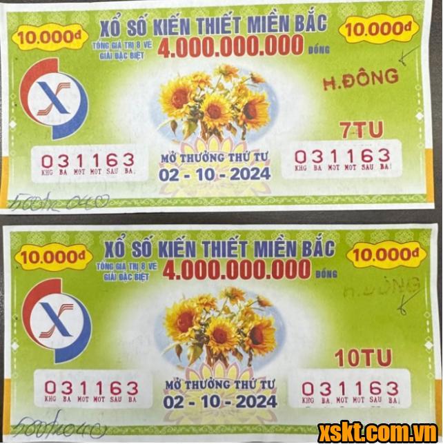 Đã có khách hàng Hà Đông Hà Nội trúng 1.000.080.000 đồng kỳ quay ngày 2/10