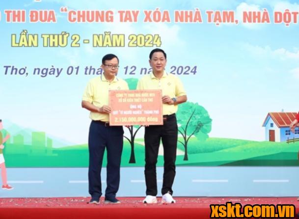 Công ty XSKT Cần Thơ ủng hộ hơn 2 tỉ đồng cho quỹ Vì người nghèo