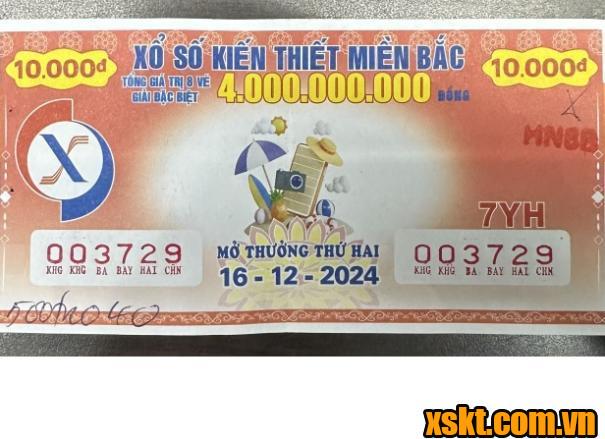 Đã có khách hàng quận Hoàn Kiếm Hà Nội trúng hơn 500 triệu đồng kỳ quay ngày 16/12