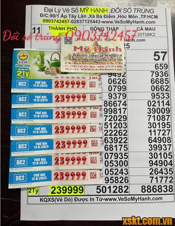 Công nhân trúng độc đắc 7 vé số của XSKT TP HCM