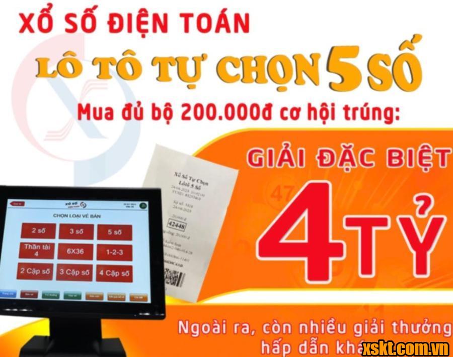 Trúng ngay 2 tỷ đồng khi mua xổ số điện toán Lô tô 5 số ngày 22/9/2025