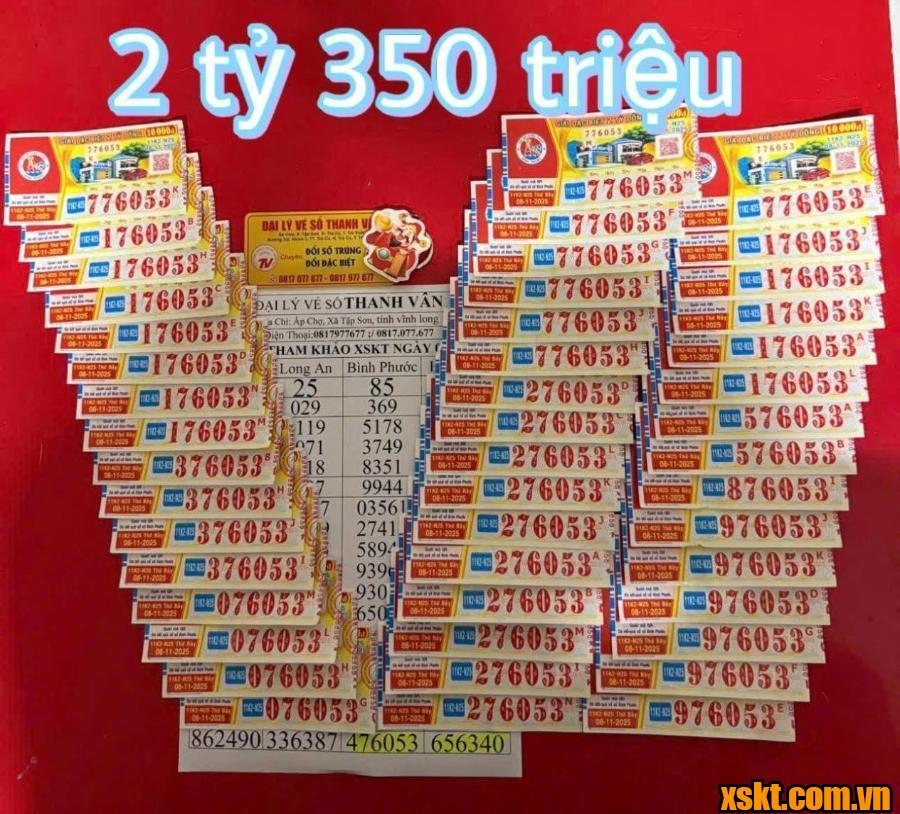 Cả xóm trúng độc đắc với 13 tờ cùng dãy số 53