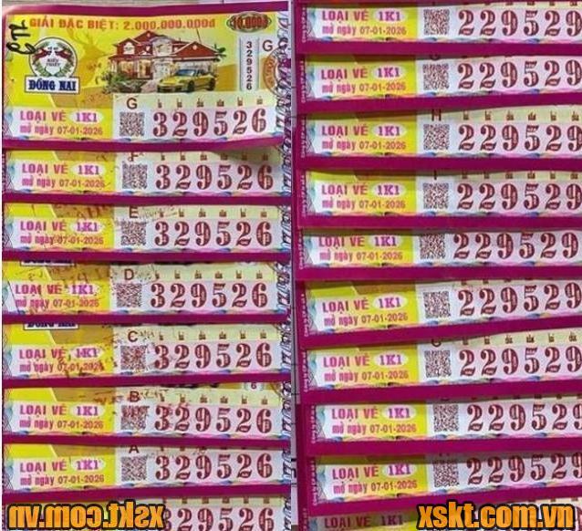 Tìm kiếm khách hàng trúng giải độc đắc vé số ĐỒng Nai ngày 7/1