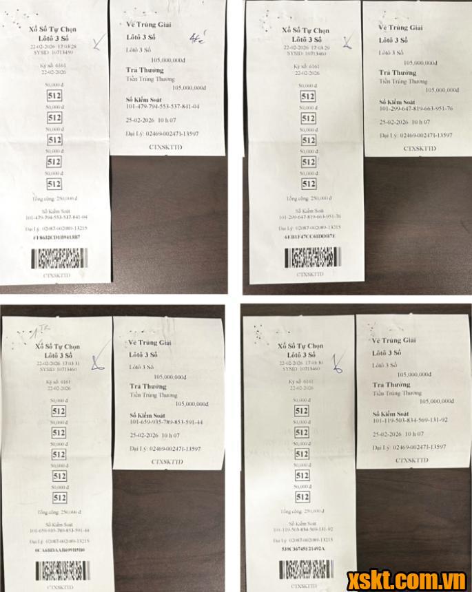 Khách hàng may mắn trúng 420 triệu đồng xổ số điện toán Lotto 3 số