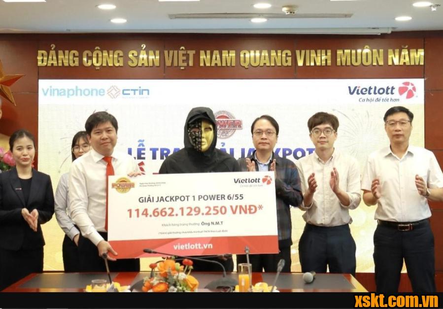 Anh T nhận giải độc đắc 114 tỷ đồng