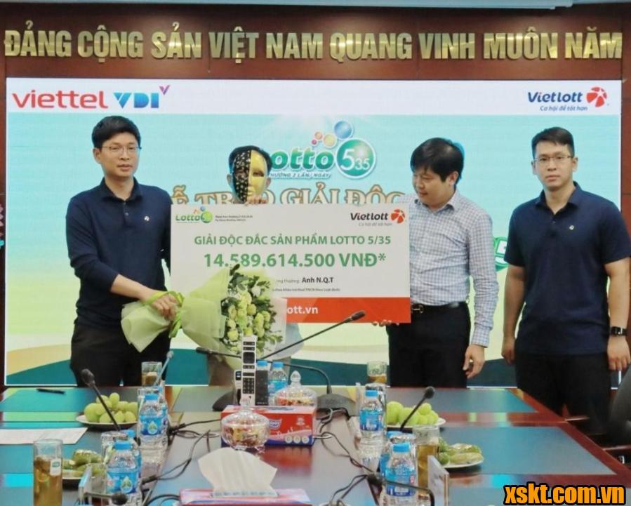 Trao thưởng giải JACKPOT hơn 14