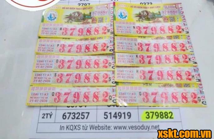 10 tờ vé số trúng độc đắc XSKT Bạc Liêu của ông chủ lò trứng vịt