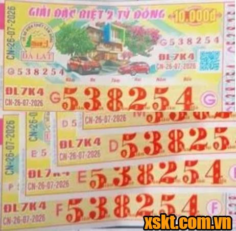 Những tờ vé số của vợ chồng ở Tây Ninh trúng