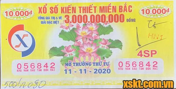 Khách hàng Hà Nội trúng giải đặc biệt 500 triệu ngày 11/11/2020