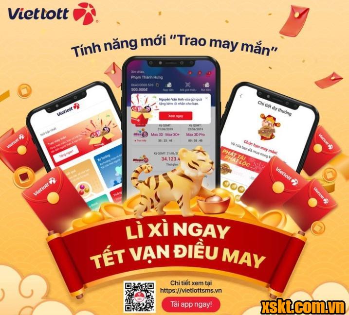 Xổ số Vietlott phát hành lì xì xuân Nhâm Dần 2022