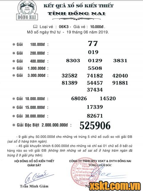 XSDN ngày 19/6/2019