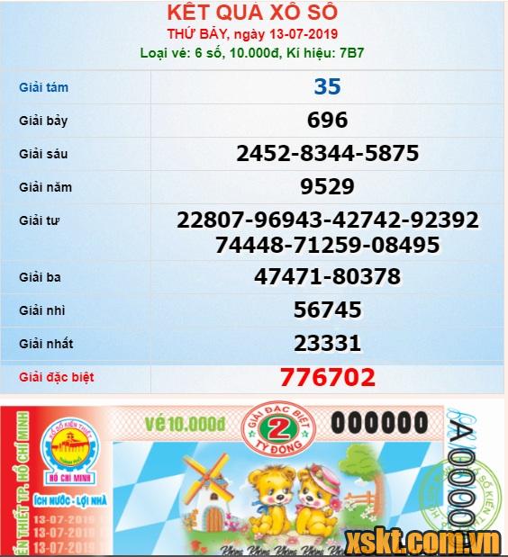 XSHCM ngày 13/7/2019