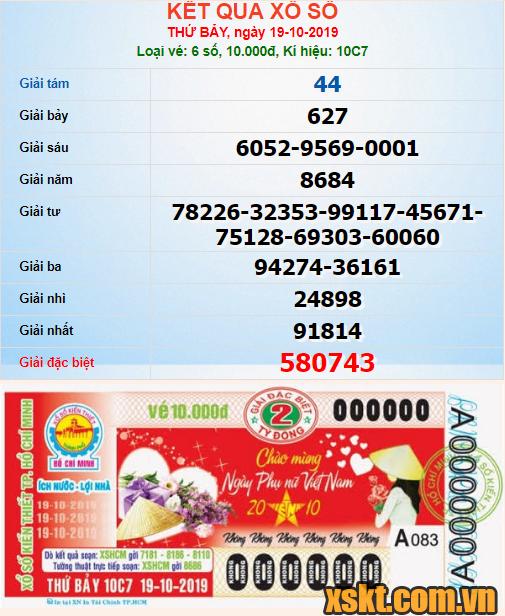 XSHCM ngày 19/10/2019