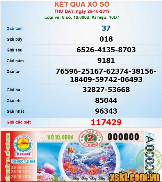 XSHCM ngày 26/10/2019