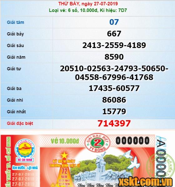 XSHCM ngày 27/7/2019