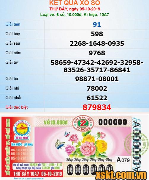 XSHCM ngày 5/10/2019