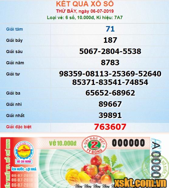 XSHCM ngày 6/7/2019