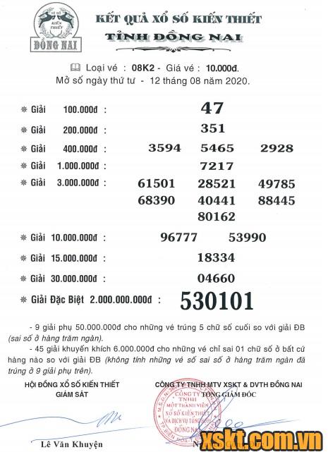 XSDN ngày 12/8/2020