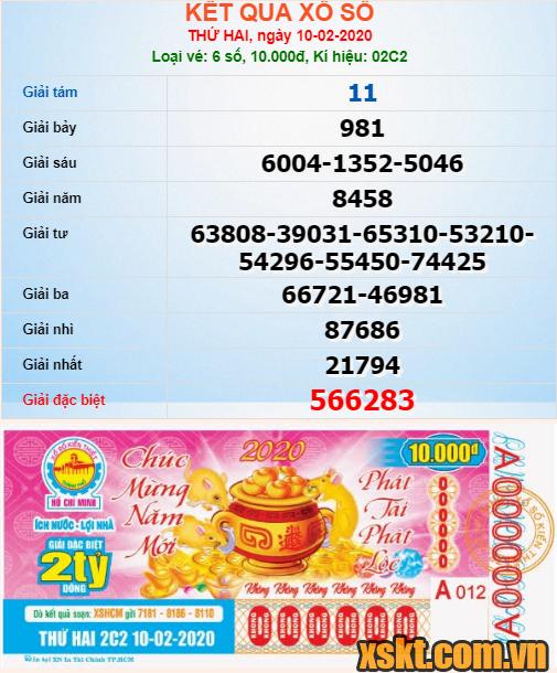 XSHCM ngày 10/2/2020