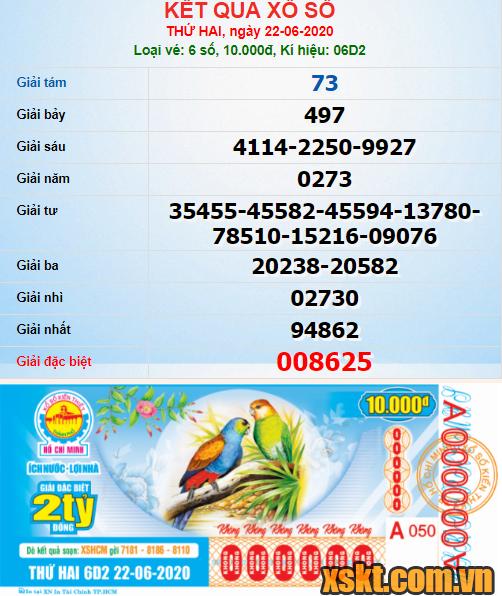 XSHCM ngày 22/6/2020