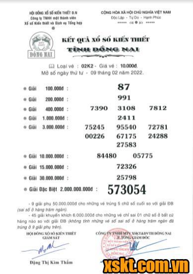 XSDN ngày 9/2/2022