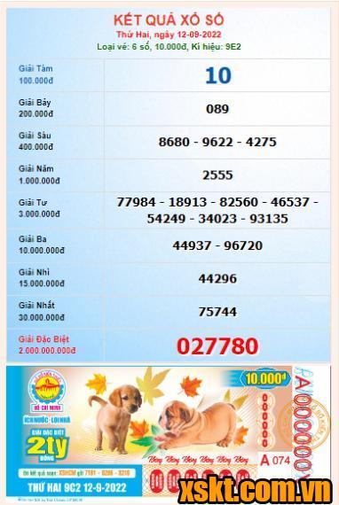 XSHCM ngày 12/9/2022