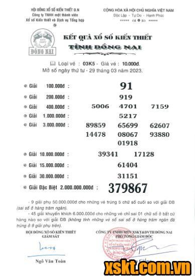 XSDN ngày 29/3/2023