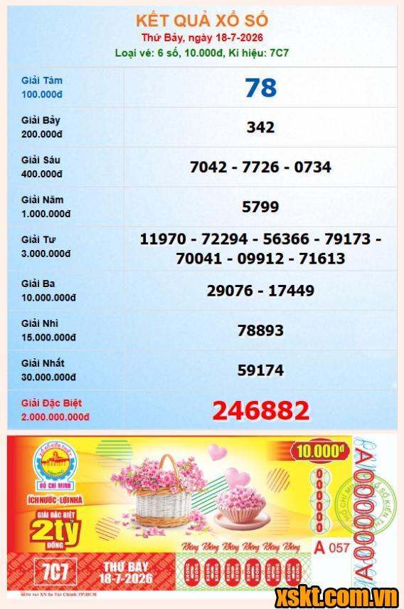 XSHCM ngày 18/7/2026