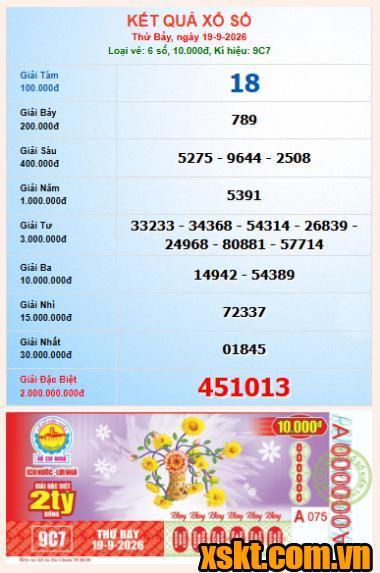XSHCM ngày 19/9/2026