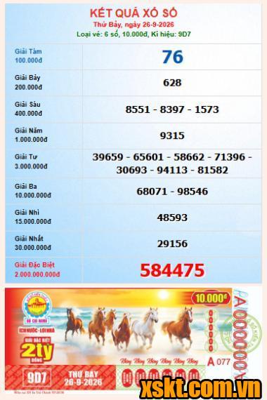 XSHCM ngày 26/9/2026