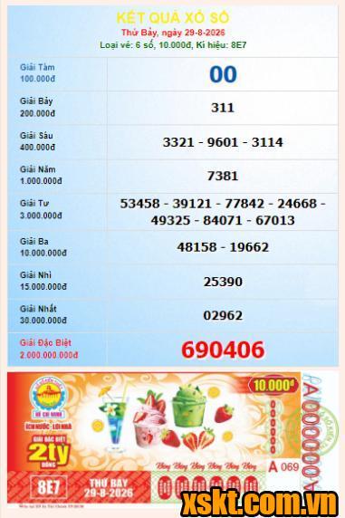 XSHCM ngày 29/8/2026