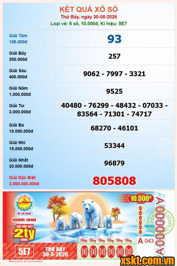 XSHCM ngày 30/5/2026